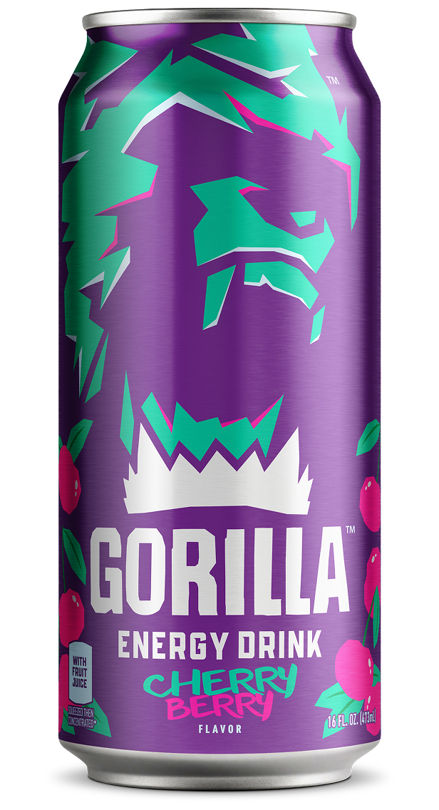 Gorilla Energy Drink Cherry Berry
