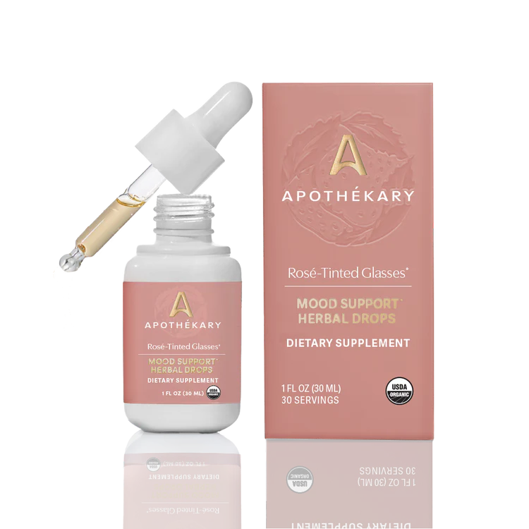 Apothékary Rosé-Tinted Glasses Herbal Tincture