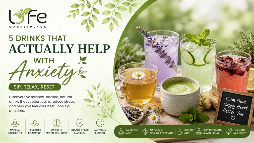 5 Drinks That Actually Help With Anxiety