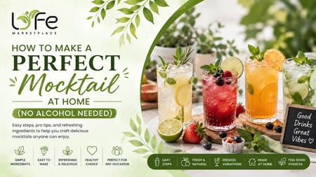 How to Make a Perfect Mocktail at Home (No Alcohol Needed)
