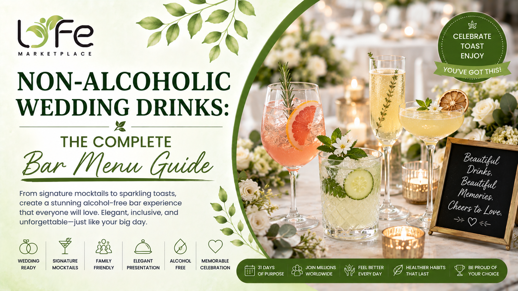 Non-Alcoholic Wedding Drinks The Complete Bar Menu Guide