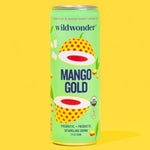 Mango Gold Sparkling Prebiotic + Probiotic Drink