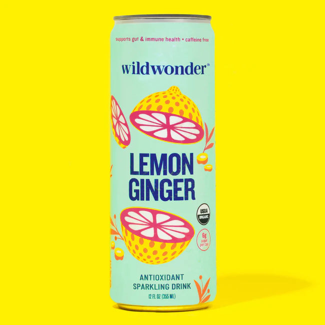 Lemon Ginger Sparkling Antioxidant Drink Hover Image