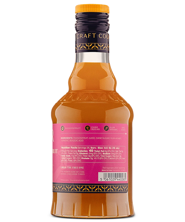 Liber & Co. Tropical Passionfruit Syrup Main Image