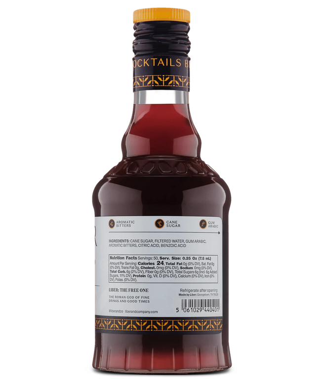 Liber & Co. Old Fashioned Cocktail Syrup Main Image