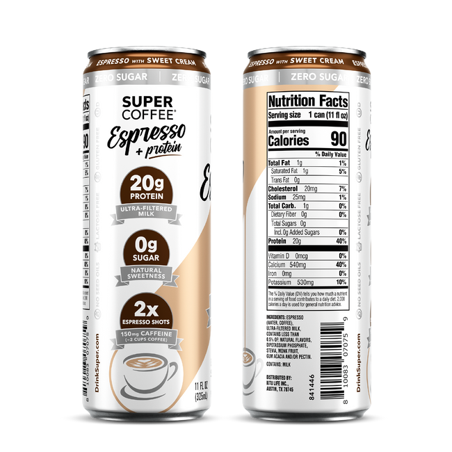 Super Coffee Espresso & Cream Super Protein Espresso Main Image