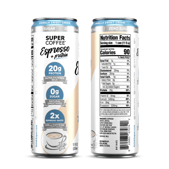 Super Coffee Vanilla Super Protein Espresso Main Image