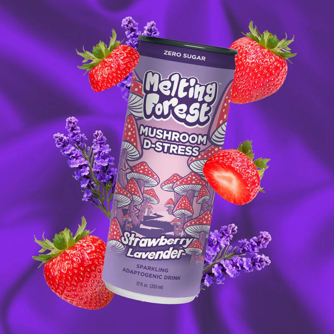 Melting Forest Strawberry Lavender Mushroom D-Stress Drink Main Image