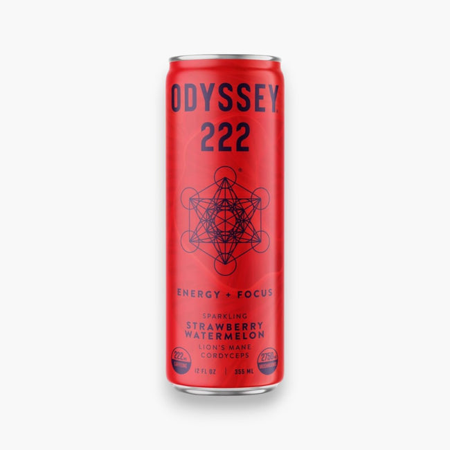 Odyssey Elixir Strawberry Watermelon 222 Sparkling Mushroom Energy Drink Main Image