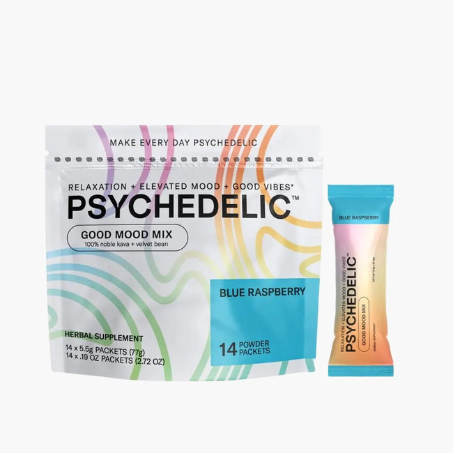 Psychedelic Good Mood Mix - Blue Raspberry Kava Mix Hover Image