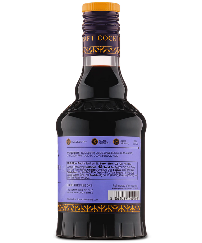 Liber & Co. Marion Blackberry Syrup Main Image