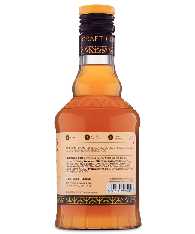 Liber & Co. Yakima Valley Peach Syrup Main Image
