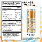 Orange + Vanilla Sparkling Kava Water 3
