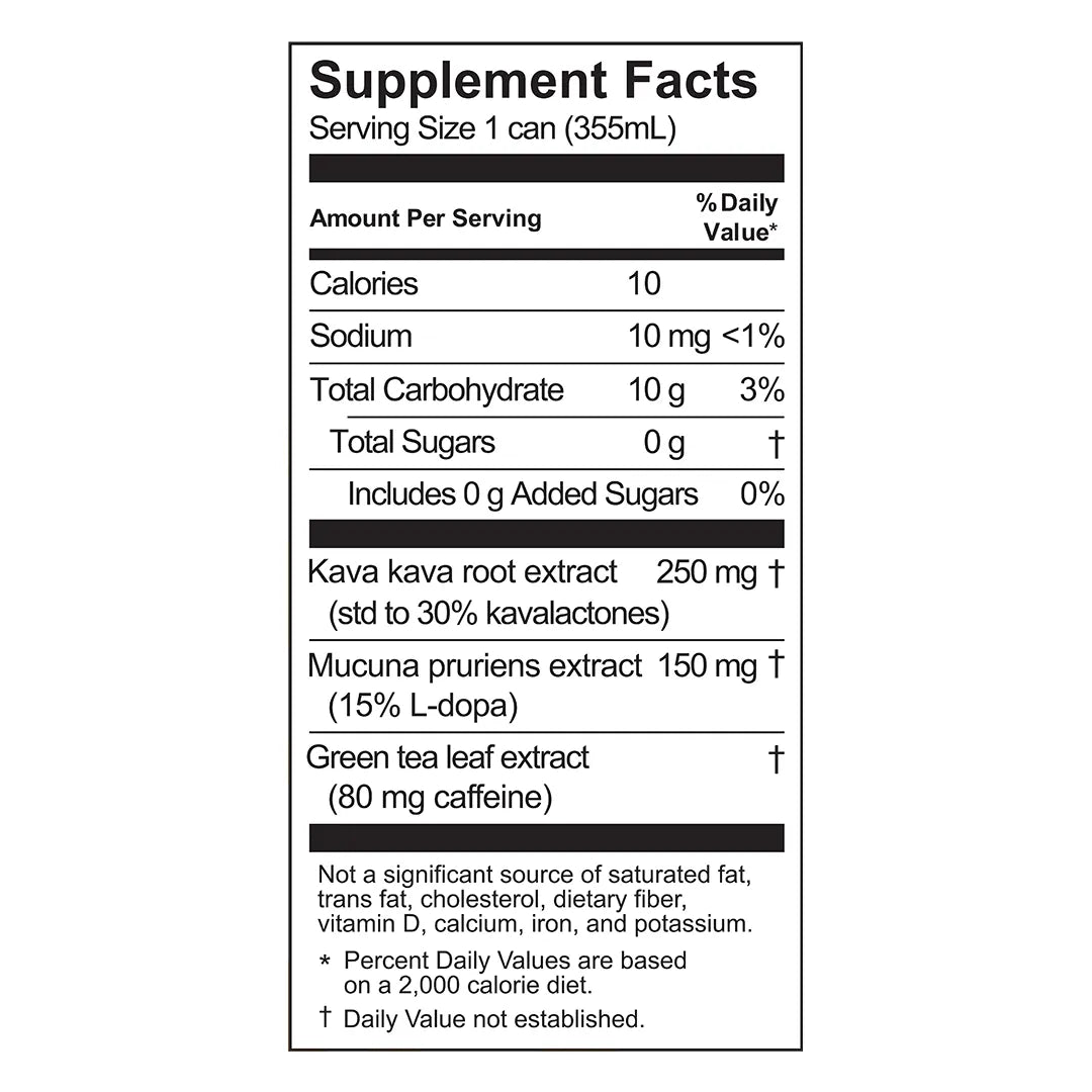 Orange + Vanilla Sparkling Kava Water