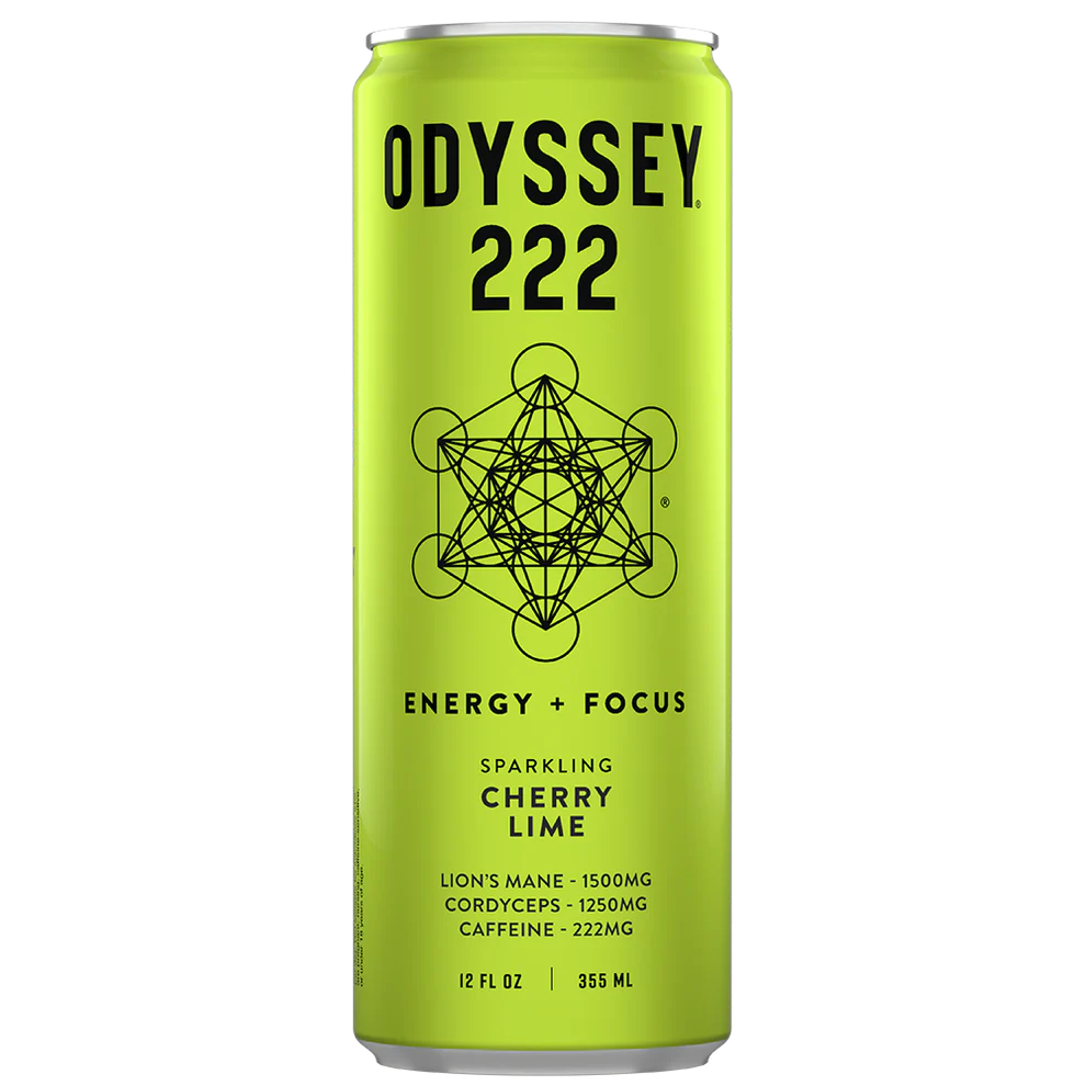 Odyssey Elixir Cherry Lime 222 Sparkling Energy Drink