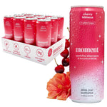 Moment Sparkling Cherry Hibiscus Adaptogen Drink