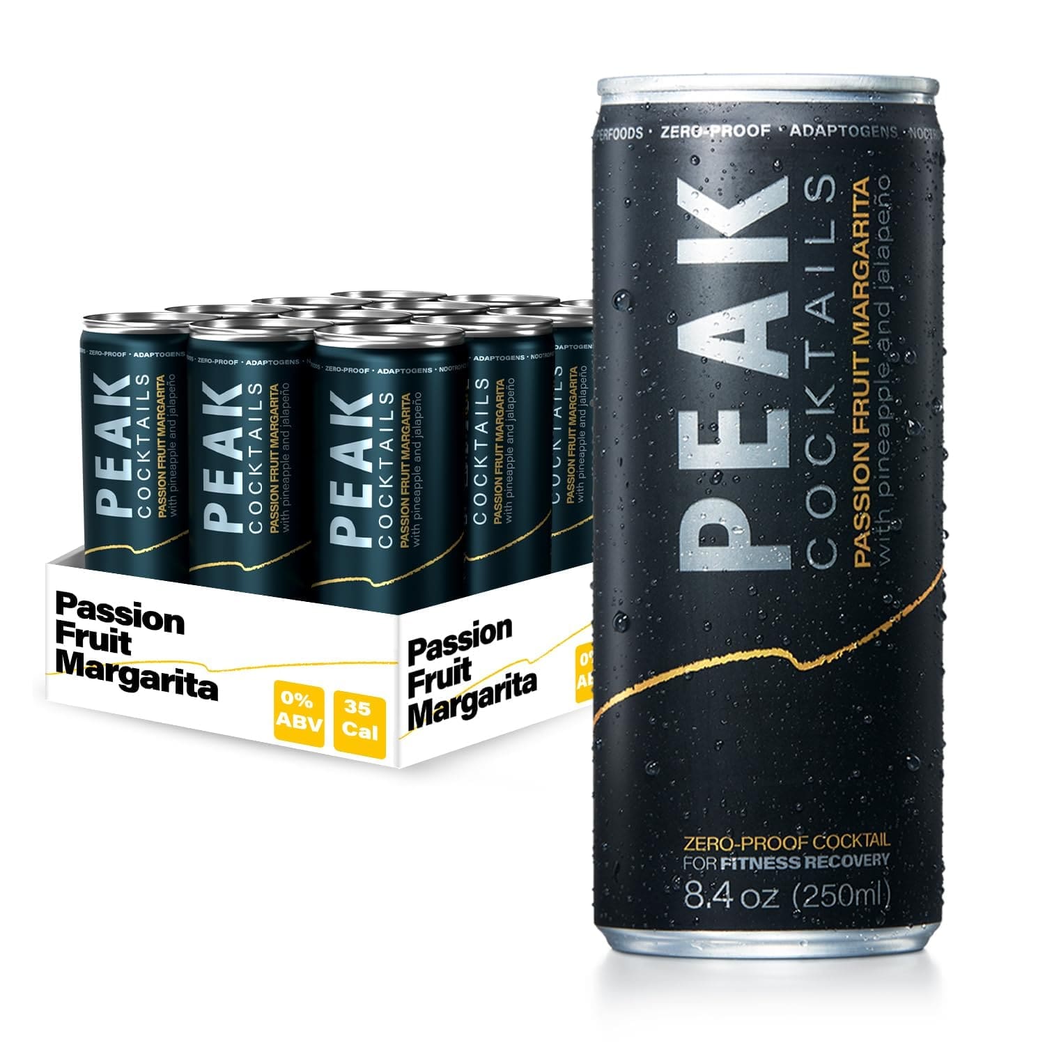 Peak Cocktails Non Alcoholic Passion Fruit Margarita