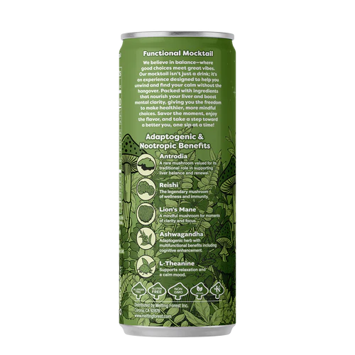 Melting Forest Rosemary Margarita Mushroom Mocktail Drink Main Image