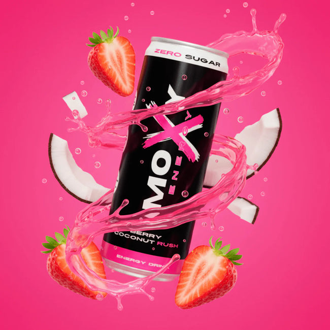 MOXY Berry Coconut Rush Energy Drink Main Image