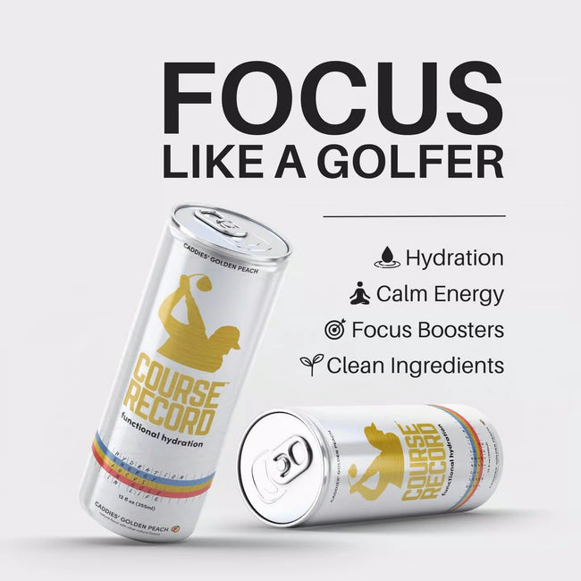Course Record Caddies' Golden Peach Functional Hydration Drink Main Image