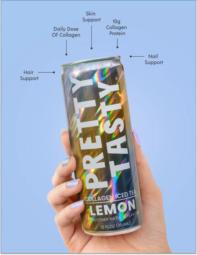 Pretty Tasty Lemon Collagen Tea Hover Image