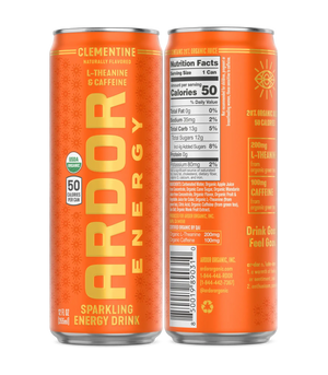 Ardor Clementine Sparkling Energy Drink