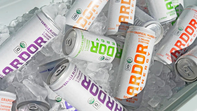 Ardor Blueberry Pomegranate Sparkling Energy Water Main Image