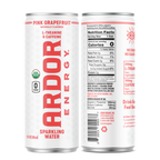 Ardor Pink Grapefruit Sparkling Energy Water