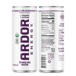 Ardor Vanilla Blackberry Sparkling Energy Water