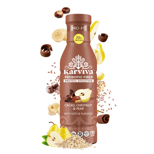 Karviva Wellness Protein Smoothie – Cacao Chestnut & Pear Main Image