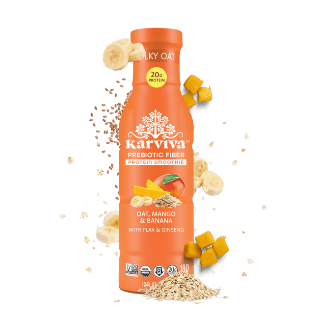 Karviva Wellness Protein Smoothie – Oat Mango Banana Main Image