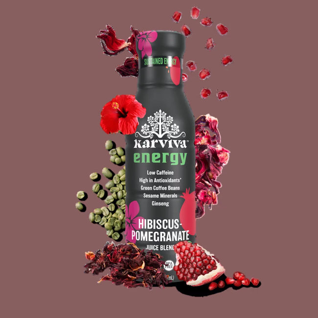 Karviva Energy - Hibiscus & Pomegranate 6 bottles Hover Image