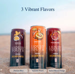 Liquid Youth Summer Peach Sparkling Collagen Water flavors