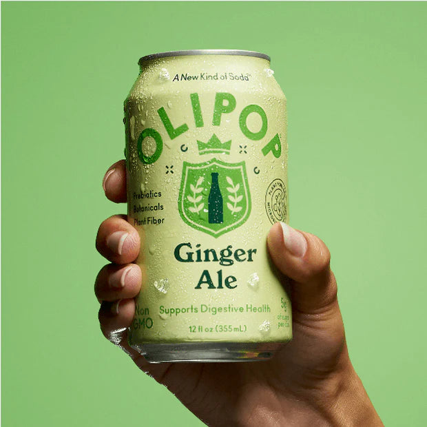 Olipop Ginger Ale Sparkling Prebiotic Soda Main Image