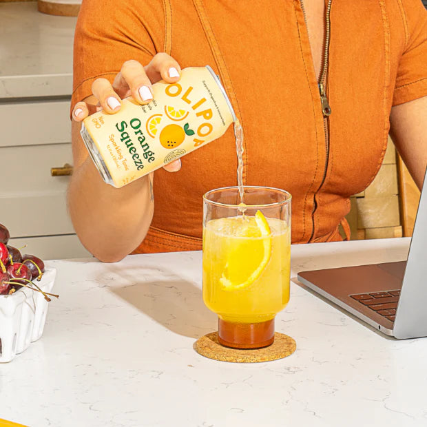 Olipop Orange Squeeze Sparkling Prebiotic Soda Main Image