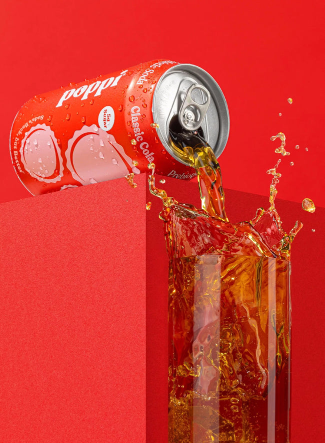 Poppi Classic Cola Prebiotic Sparkling Soda Main Image