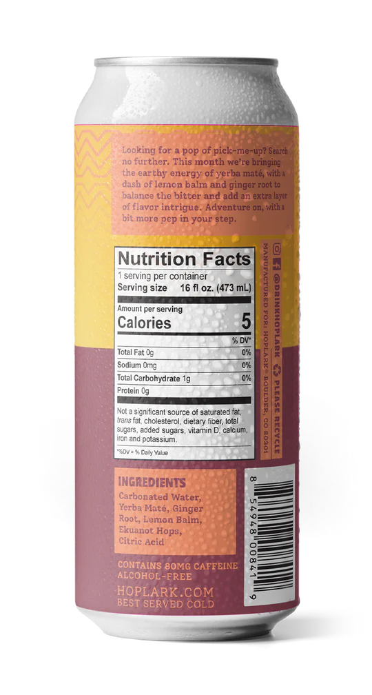 Hoplark The Energized One Sparkling HopTea Main Image