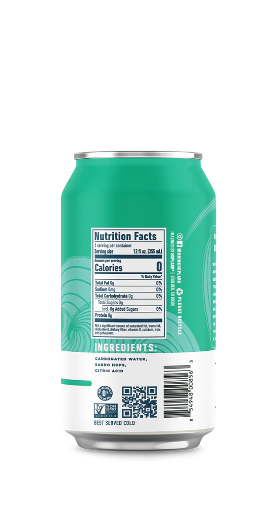 Hoplark Water Tropical Hops Sparkling Hop Water Main Image