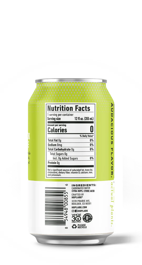 Hoplark Water Citra Sparkling Hop Water Main Image