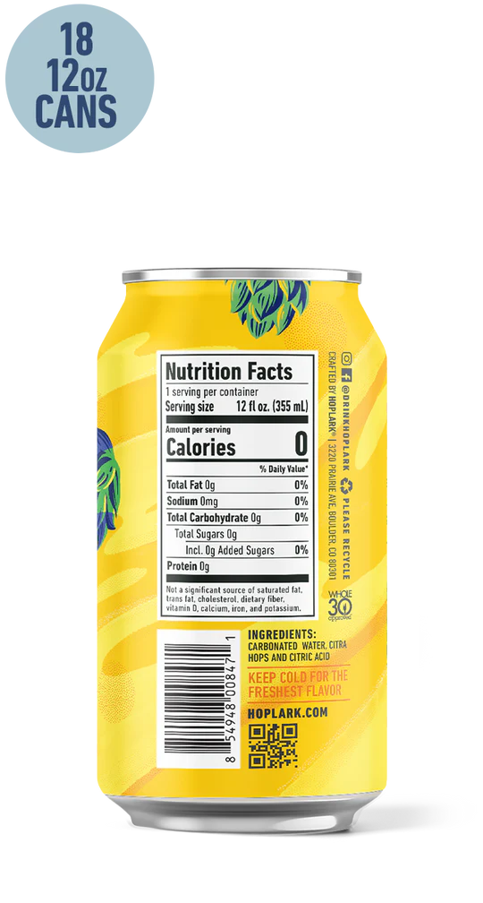 Hoplark 0.0 Citra Sparkling Hop Beverage Main Image