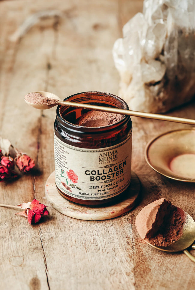 Anima Mundi Dirty Rose Chai Collagen Booster Powder Main Image