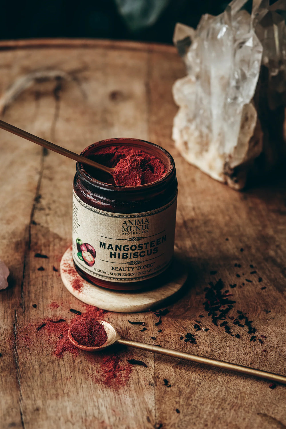Anima Mundi Mangosteen Hibiscus Beauty Superfood Powder