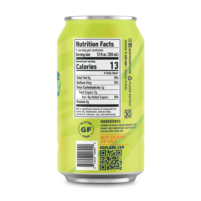 Hoplark 0.0 Hazy Style Sparkling Hop Beverage Main Image