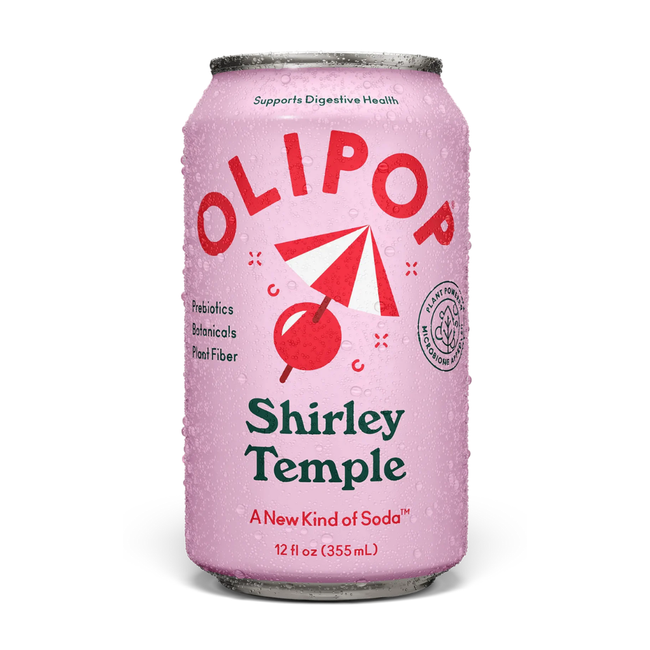 Olipop Shirley Temple Sparkling Prebiotic Soda Hover Image