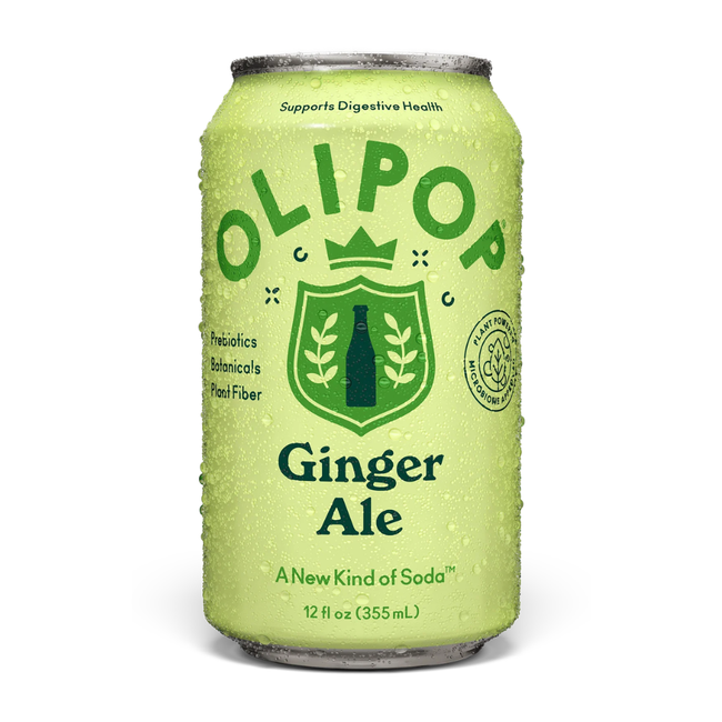 Olipop Ginger Ale Sparkling Prebiotic Soda Hover Image