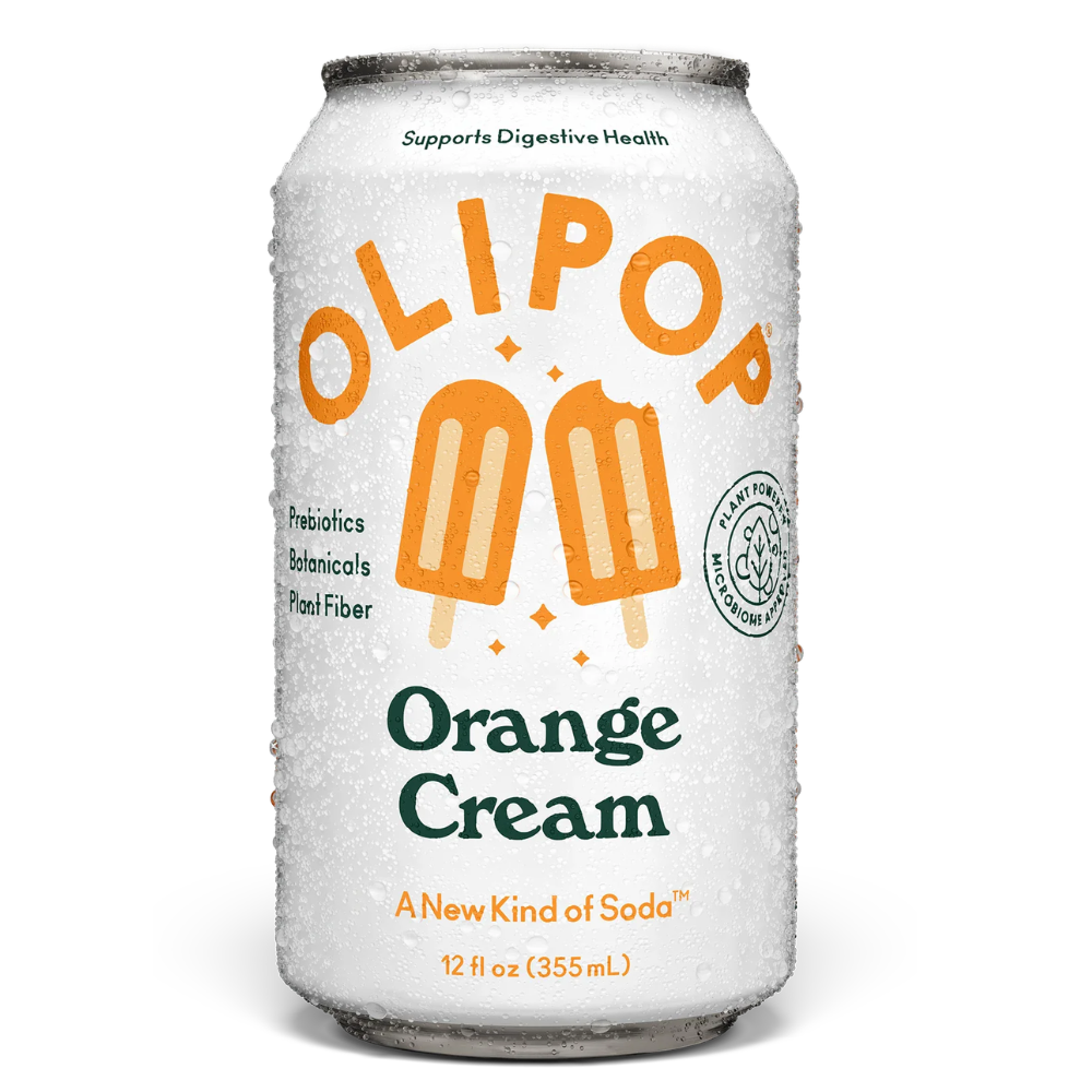 Olipop Orange Cream Sparkling Prebiotic Soda