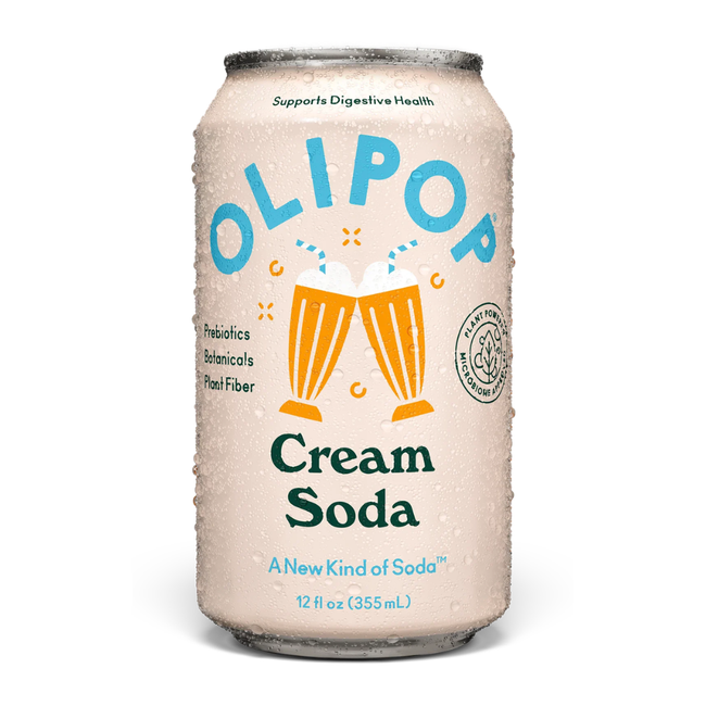 Olipop Cream Soda Sparkling Prebiotic Soda Hover Image