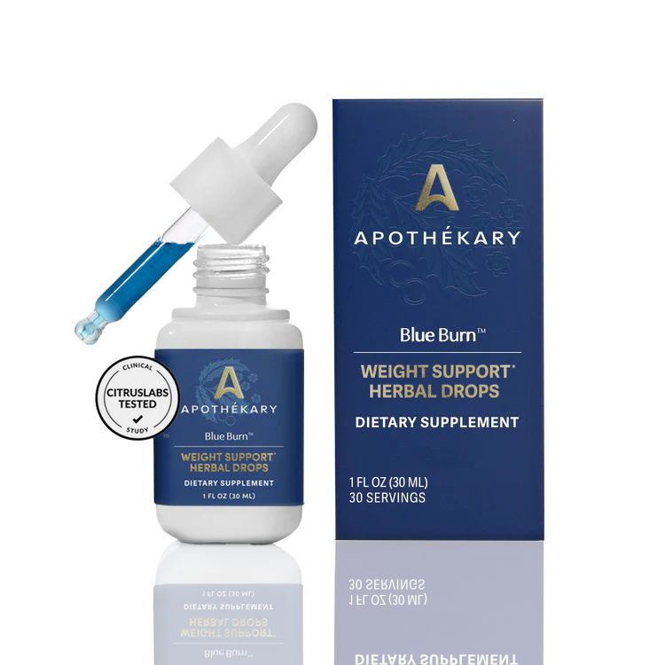 Apothékary Blue Burn Metabolic Support Herbal Drops