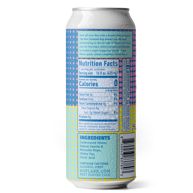 Hoplark The New Zealand Hop Bomb One Sparkling HopTea Main Image