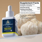 Apothékary Lion’s Mane Herbal Tincture